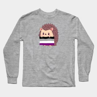 Hedgehog Asexual Pride Long Sleeve T-Shirt